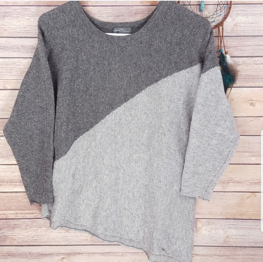 Market & Spruce Nina Asymetrical sweater